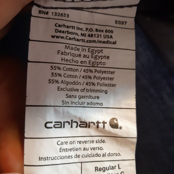 CARHARTT SOLID RIPSTOP SCRUB UTILITY TOP - Picture 3 of 4